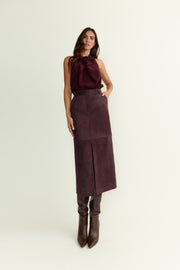 Haley Top Burgundy